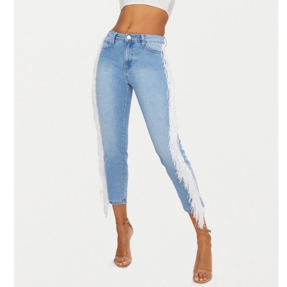 Fringe Boyfriend Jeans from PLT - Picture 5 of 6